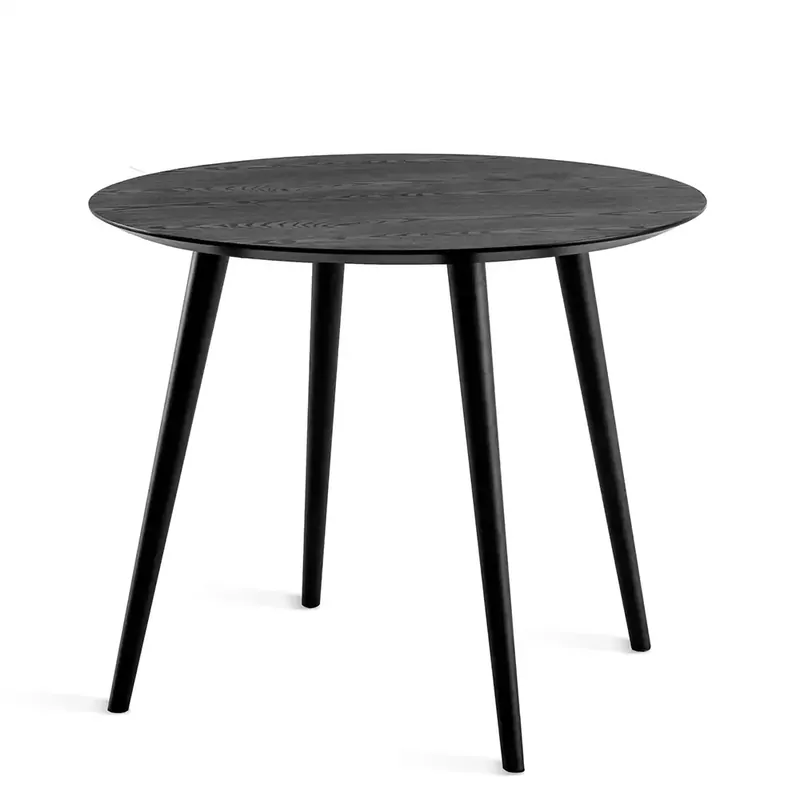 Kampanj Miles Matbord 80 cm svartbetsad ask